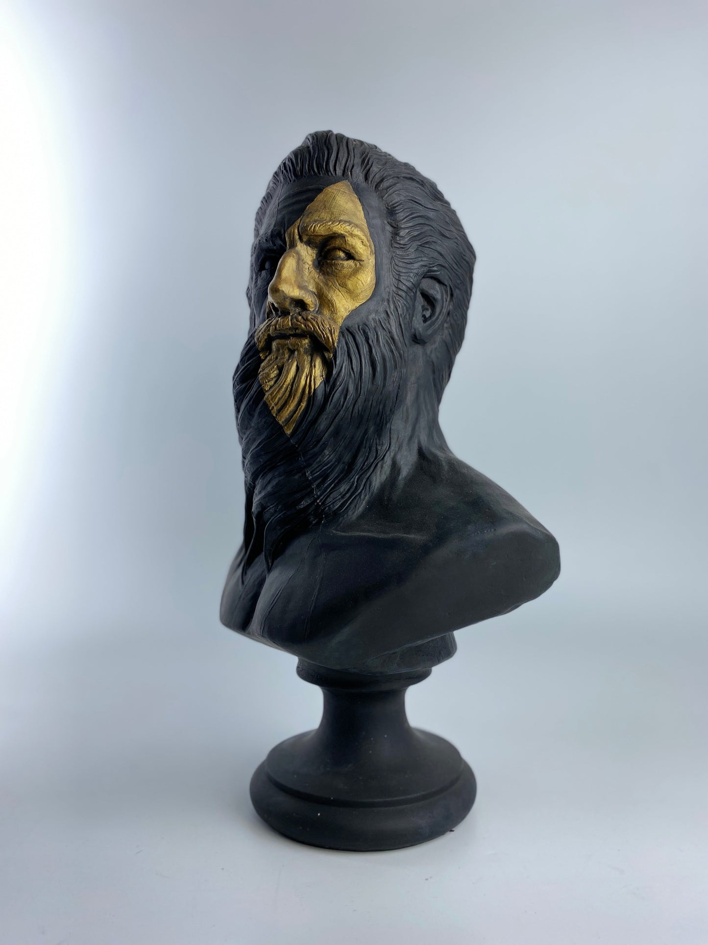 Poseidon Gold Scar Sculpture