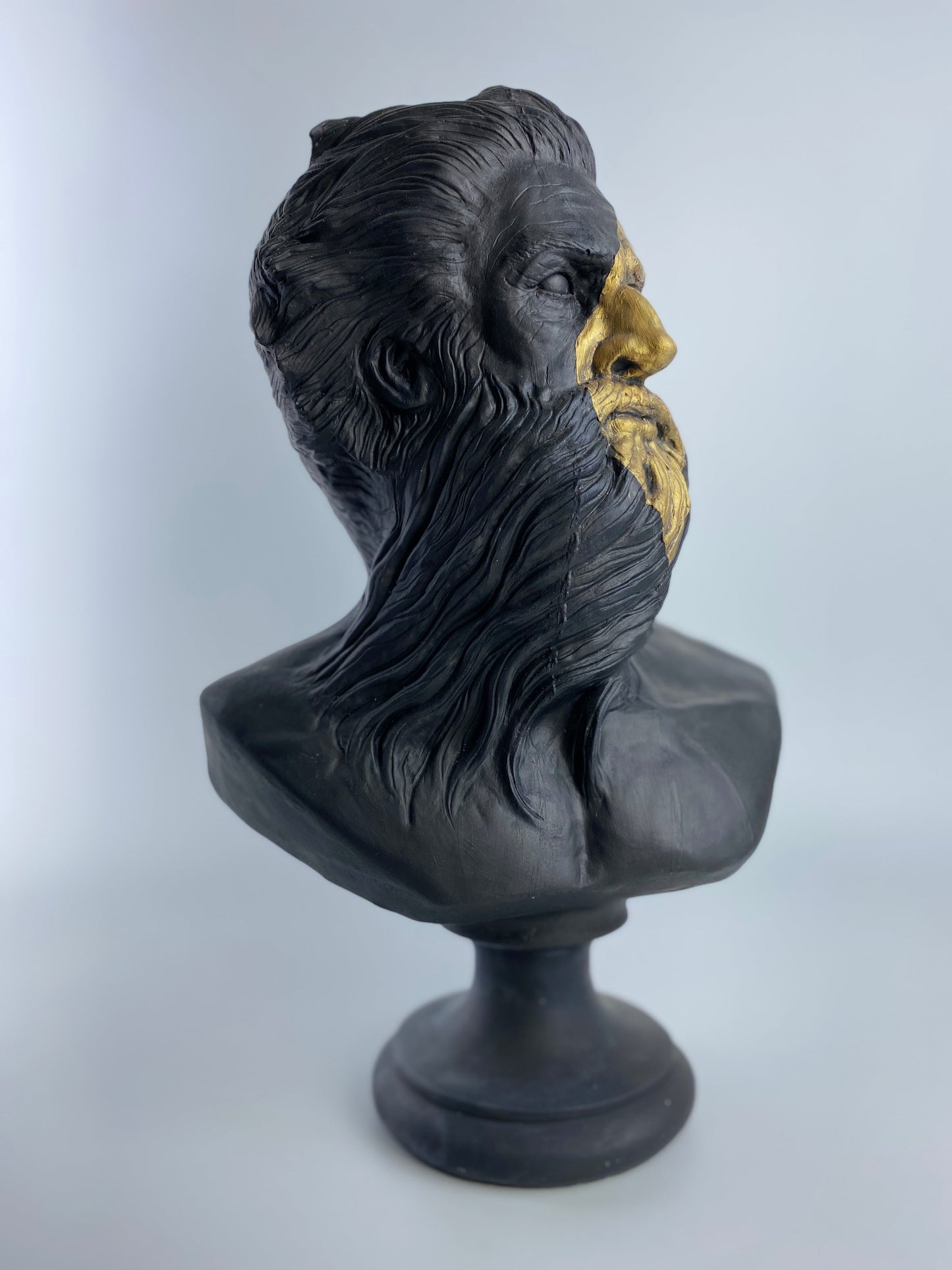 Poseidon Gold Scar Sculpture