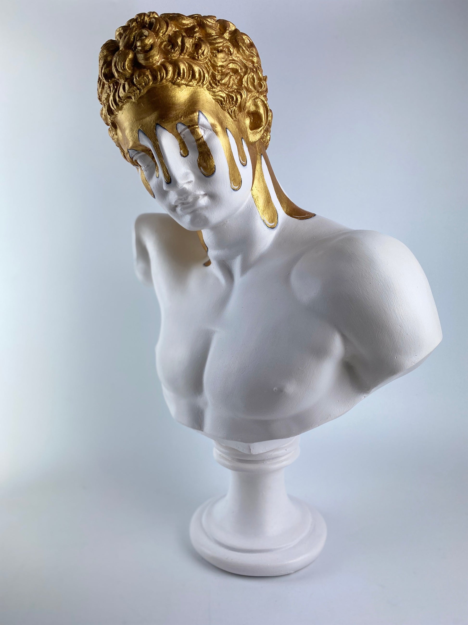 Hera Bust Statue, Large Female Sculpture, Pop Art Sculpture, Greek